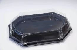 Plateaux FESTIPACK 330 x 240 20 noir APET